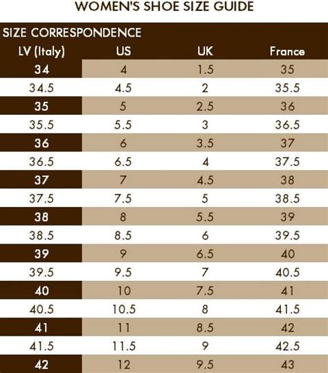 louis vuitton size chart women's shoes|louis vuitton hat size chart.